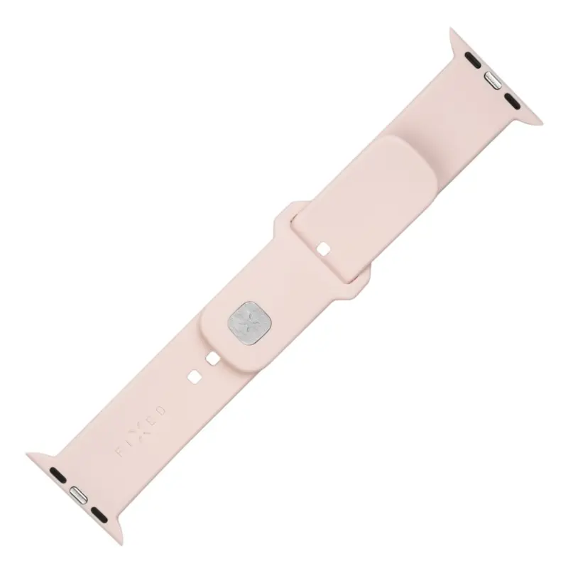 FIXED Silikonrem SET för Apple Watch 42/44/45mm Rosa - 8016135