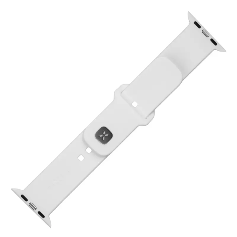 FIXED Silikonrem SET för Apple Watch 42/44/45mm Vit - 8016136