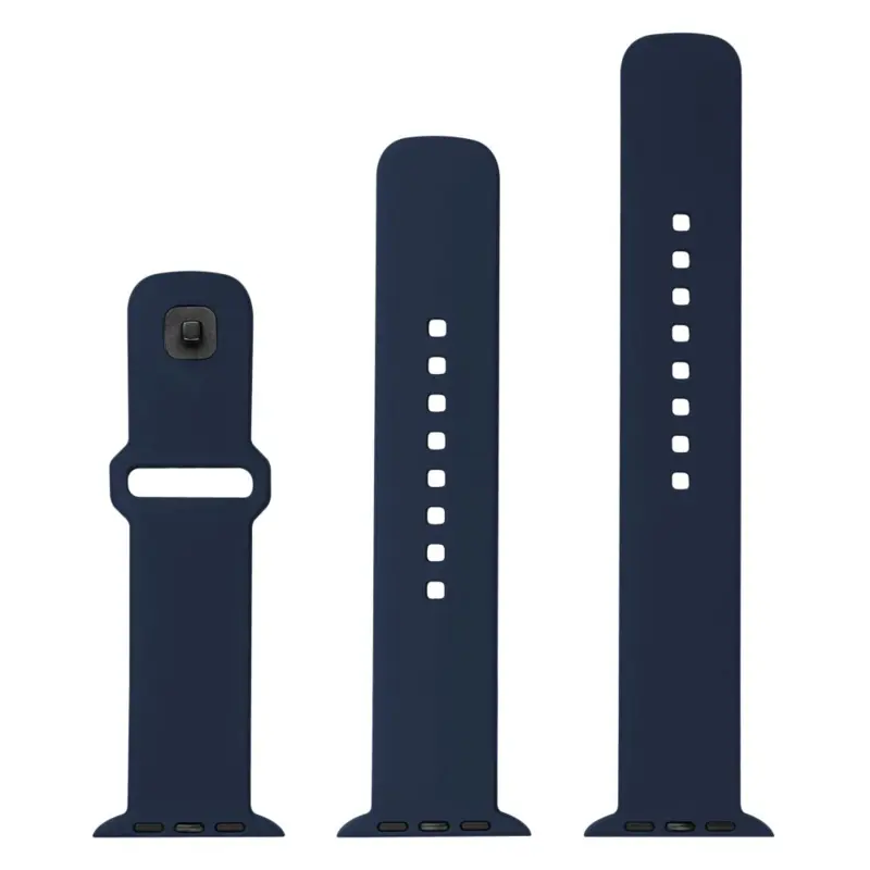 FIXED Silikonrem SET för Apple Watch 38/40/41mm Blå - 8016138