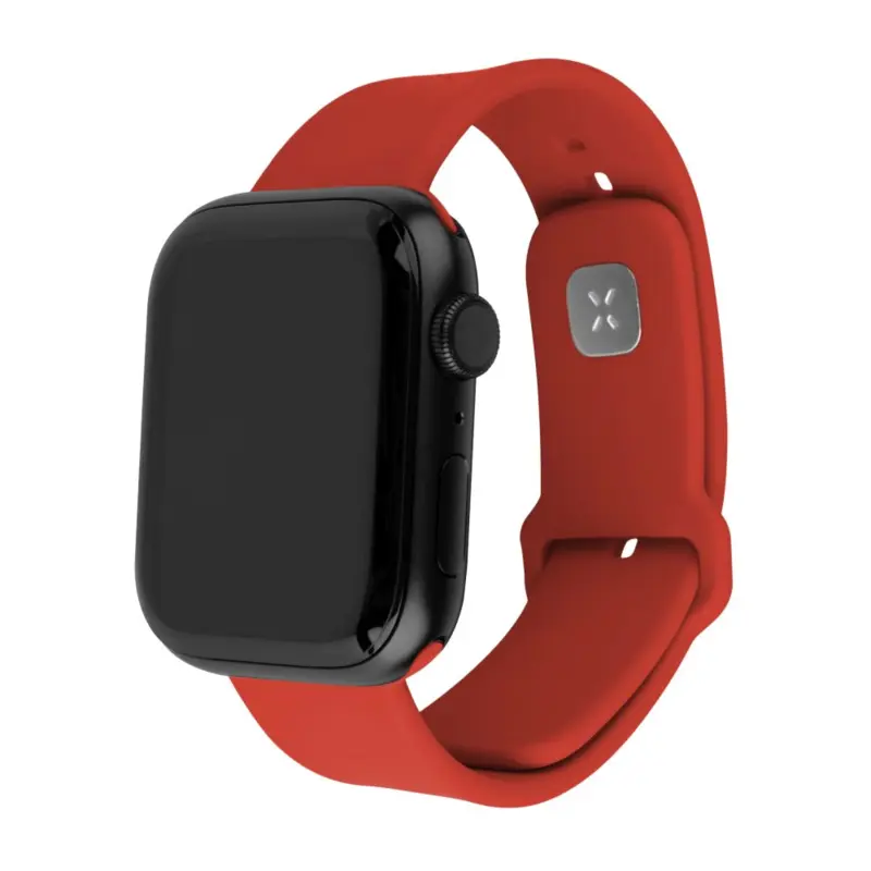 FIXED Silikonrem SET för Apple Watch 38/40/41mm Röd - 8016139
