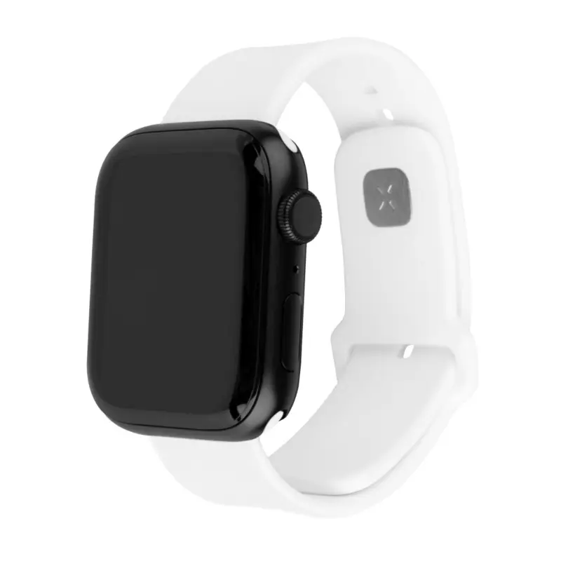 FIXED Silikonrem SET för Apple Watch Ultra-2/49mm Vit - 8016145