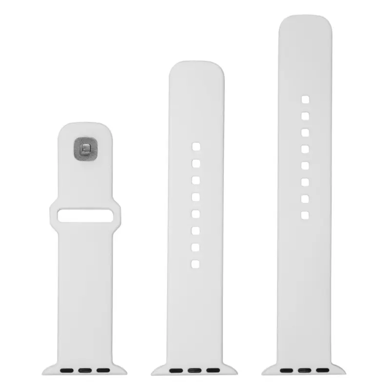 FIXED Silikonrem SET för Apple Watch Ultra-2/49mm Vit - 8016145