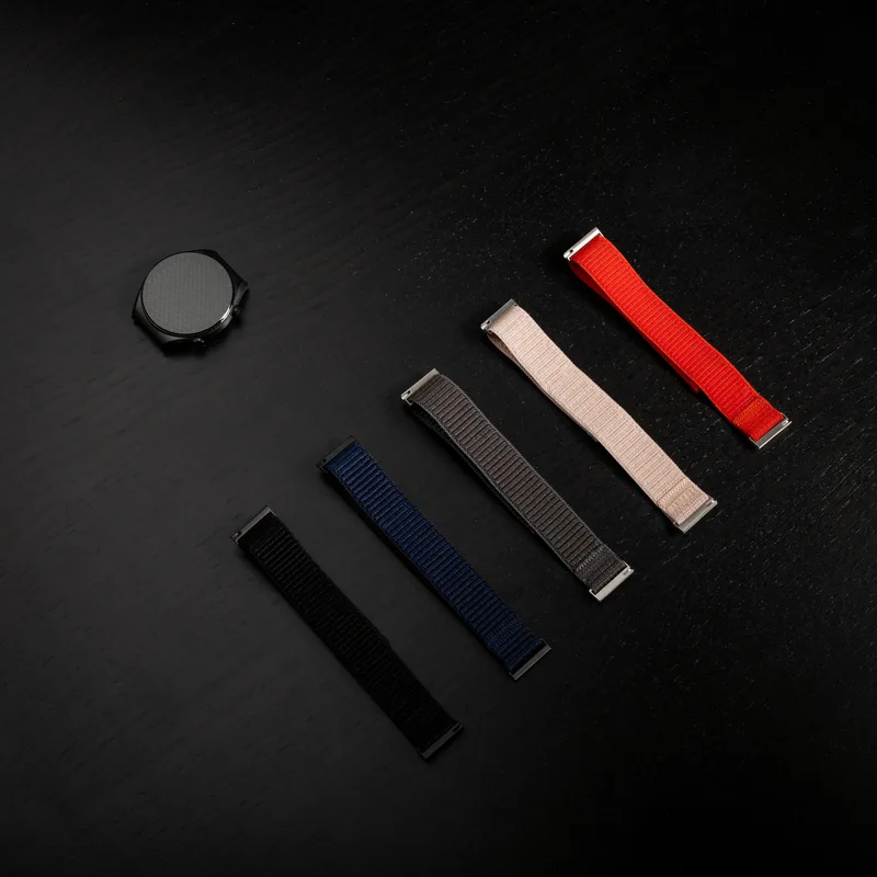 FIXED Nylonrem för Smartwatch Universal 20 mm Mörkblå - 8016149