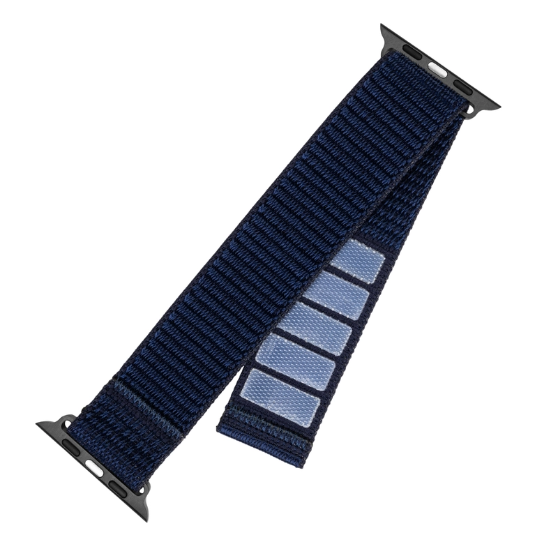 FIXED Nylonrem för Apple Watch 42/44/45mm Mörkblå - 8016159