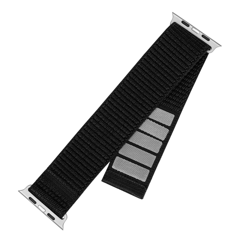 FIXED Nylonrem för Apple Watch 38/40/41mm Svart - 8016162