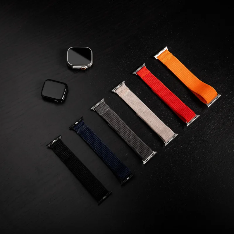 FIXED Nylonrem för Apple Watch Ultra-2/49mm Mörkblå - 8016169