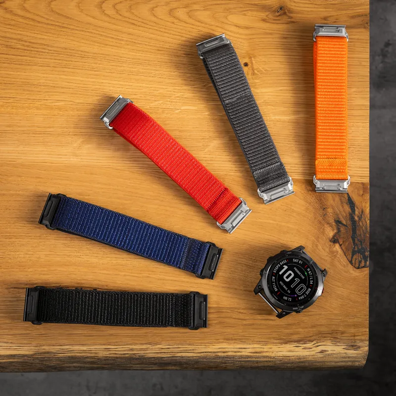 FIXED Nylonrem för Garmin QuickFit 26mm Mörkgrå - 8016175