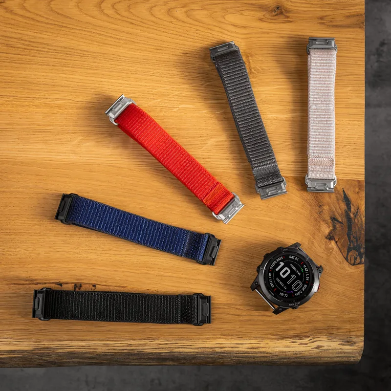 FIXED Nylonrem för Garmin QuickFit 22 mm Mörkblå - 8016179