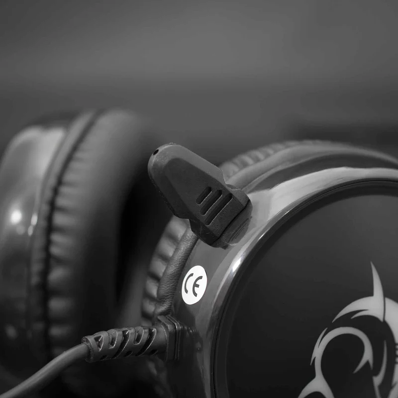 White Shark MARGAY On-Ear Spelheadset Svart - 2053964