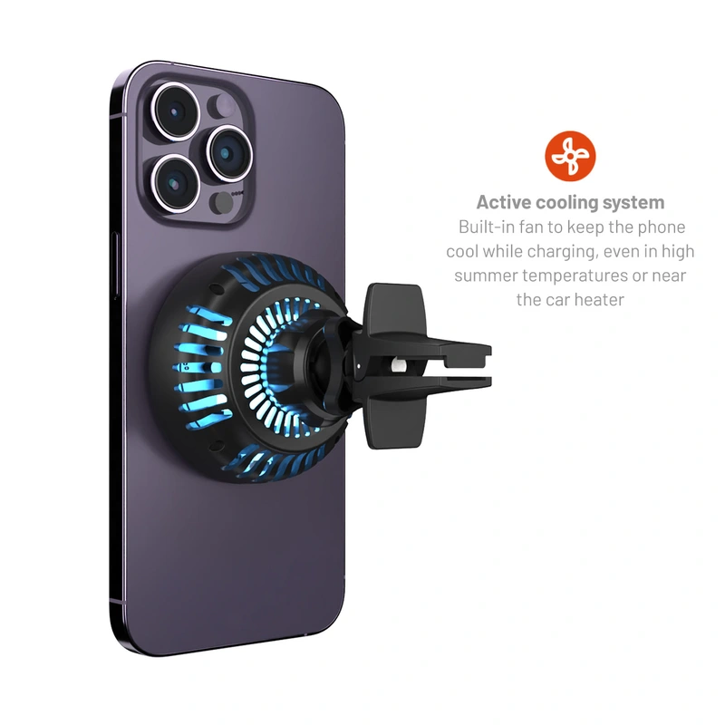 FIXED MagCool 15W Telefonhållare för ventilationsgaller - 8016476