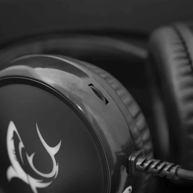 White Shark MARGAY On-Ear Spelheadset Svart - 2053964