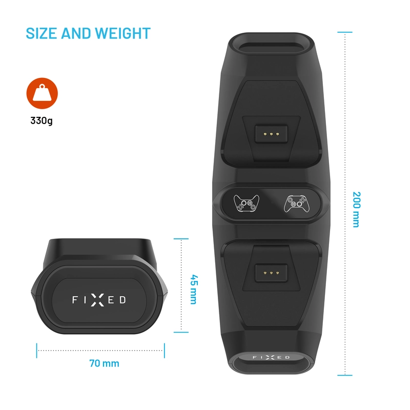 FIXED Dock för Xbox One, S/X, Elite kontroller Sv. - 8016547