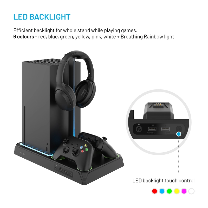 FIXED Docking Station för Xbox Series S/X Svart - 8016549