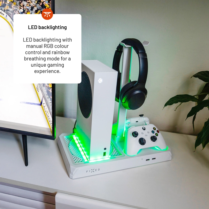 FIXED Docking Station för Xbox Series S/X Vit - 8016550