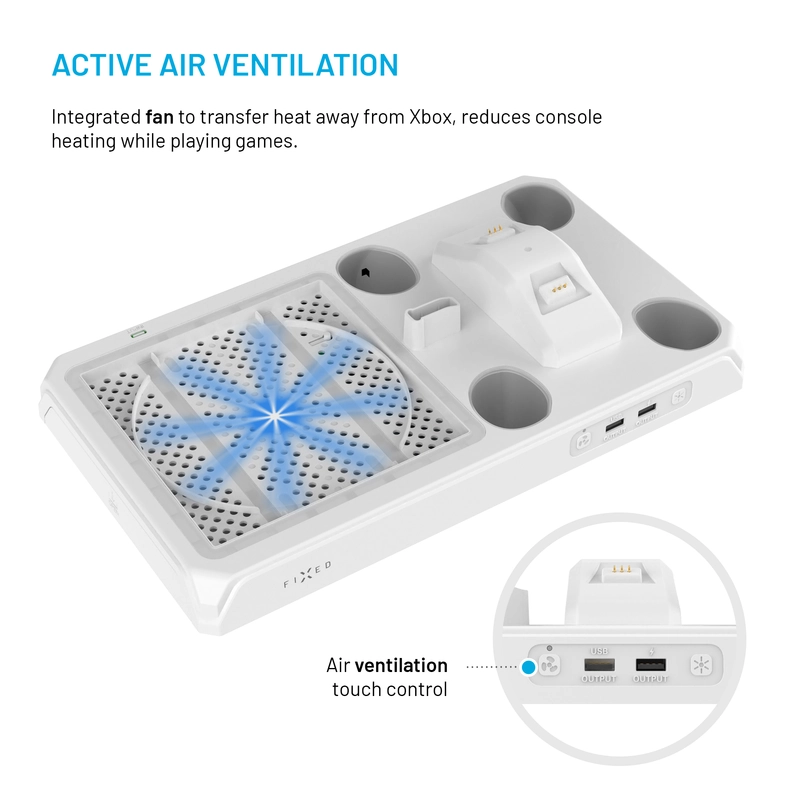 FIXED Docking Station för Xbox Series S/X Vit - 8016550