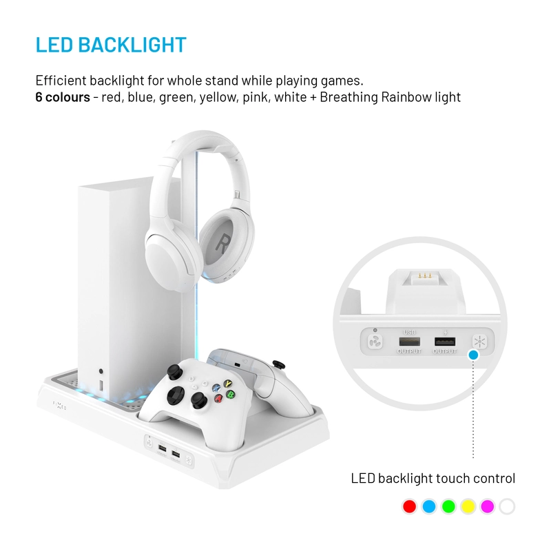 FIXED Docking Station för Xbox Series S/X Vit - 8016550