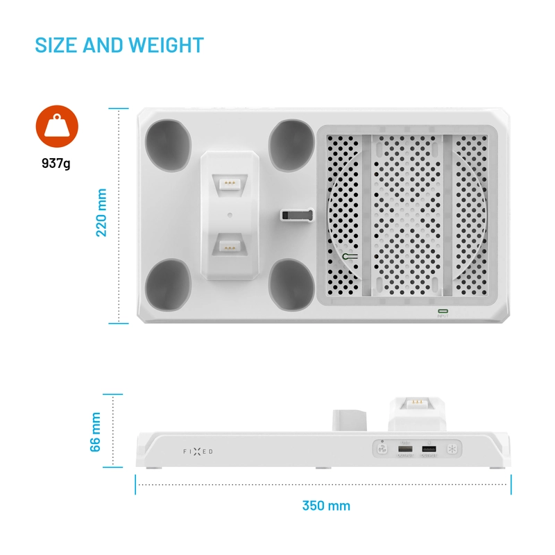 FIXED Docking Station för Xbox Series S/X Vit - 8016550