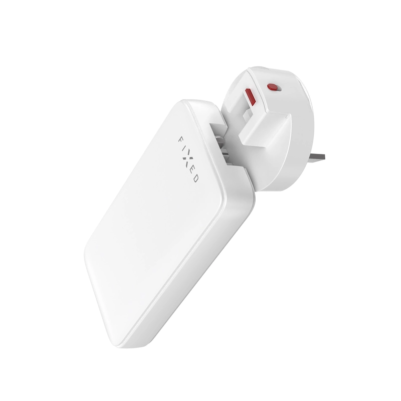FIXED Smal reseladdare 2x USB-C 45W EU/UK/USA/AUS Vit - 8016583
