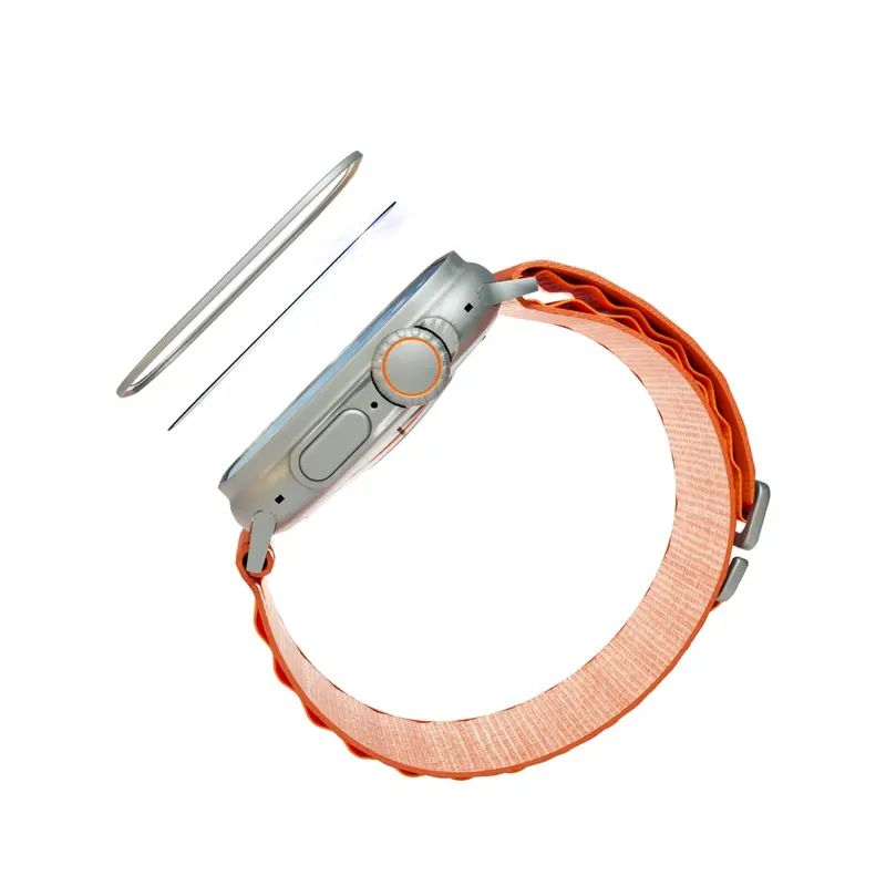 FIXED Safirglas med metallram för Apple Watch Ultra 49mm - 8016730