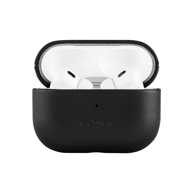 FIXED Äkta läderfodral för Airpods 3 Svart - 8016731