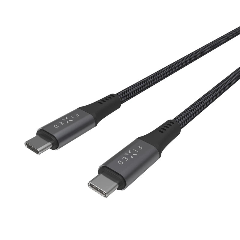 FIXED ARMOR USB 4.0 240W USB-C/C 20Gpbs kabel 2m Grå - 8016867