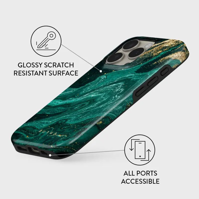 Burga Emerald Pool - Apple iPhone 15 Tough MagSafe Skyddsskal - 2834167