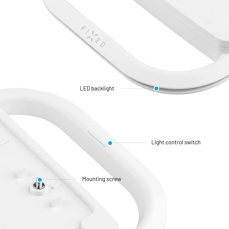 Fixed LED multiljus Stativ för PS5/PS5 Slim Vit - 8017008