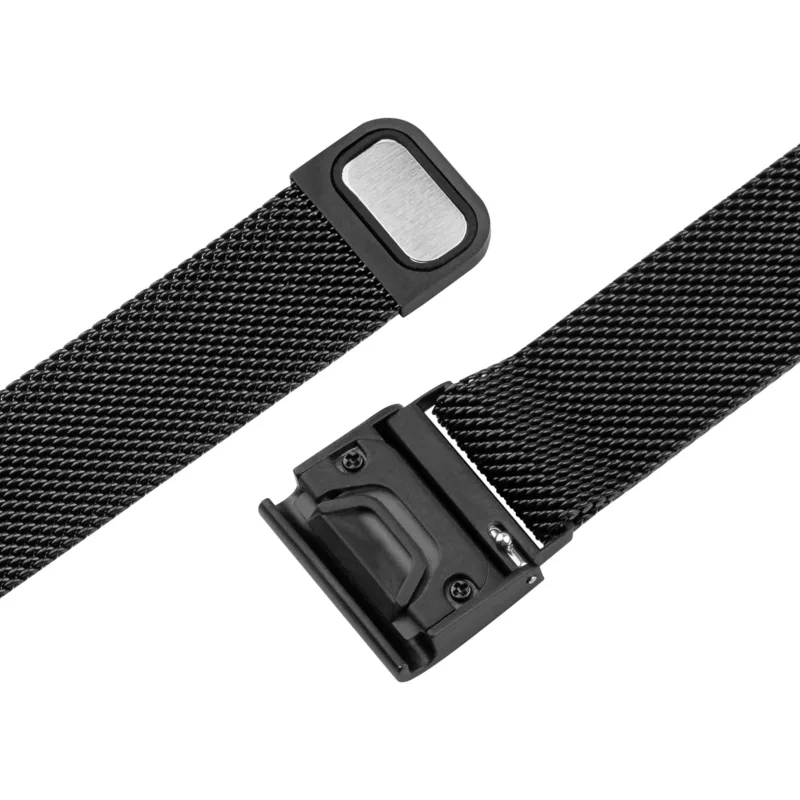 FIXED Mesh metallrem för Garmin QuickFit 20mm Svart - 8017115