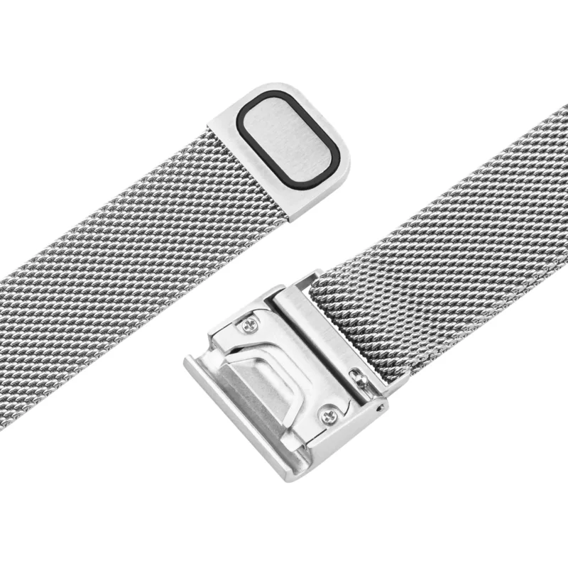 FIXED Mesh metallrem för Garmin QuickFit 20mm Silver - 8017116