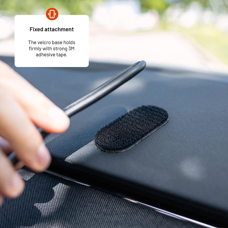 FIXED MagFloppy Telefonhållare för Dashboard Svart - 8017285