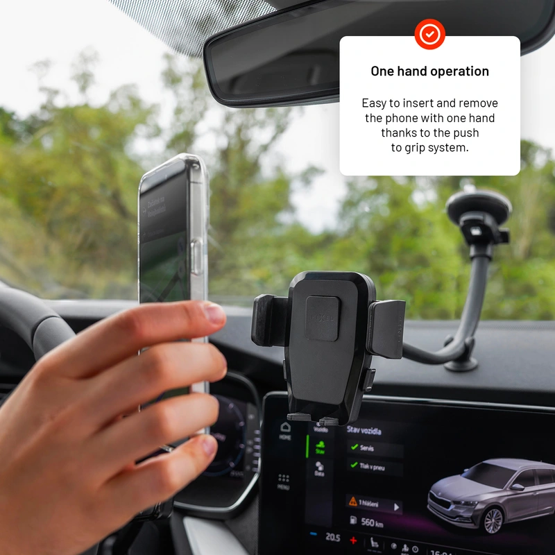 FIXED Iconiq Flex XL Telefonhållare Vindruta/Dashboard - 8017367