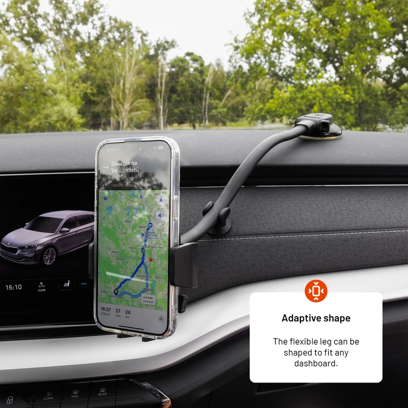 FIXED Iconiq Flex XL Telefonhållare Vindruta/Dashboard - 8017367