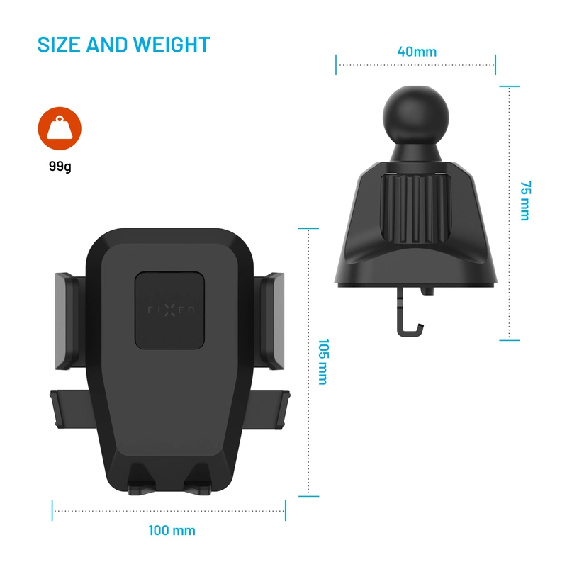 FIXED Iconiq Lock Mobilfäste för ventilationsgaller - 8017368