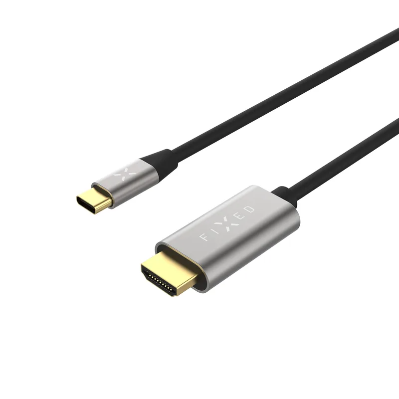 FIXED USB-C / HDMI 4K/60 Hz USB 3.1 Gen2 kabel 2m Svart - 8017462
