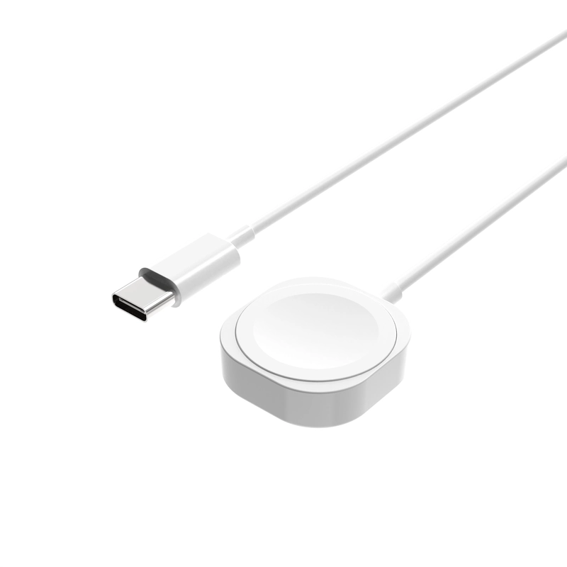 FIXED USB-C Laddkabel för Apple Watch Vit - 8017554