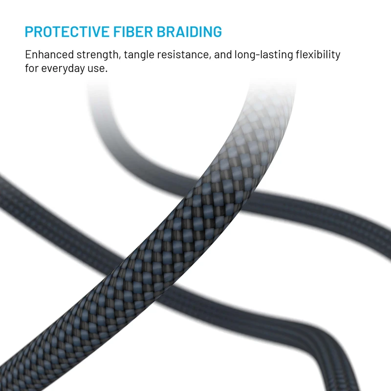 FIXED 2in1 Combo 60W USB-C/Lightning kabel 1.2m Svart - 8017693