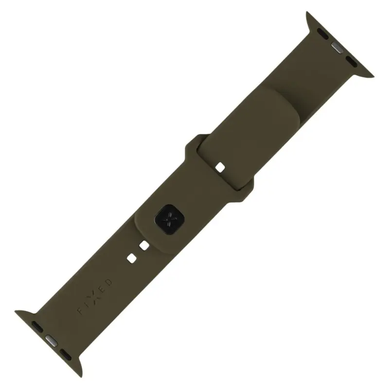 FIXED Sportig silikonrem SET för Apple Watch 42/44/45/46mm Oliv - 8017696