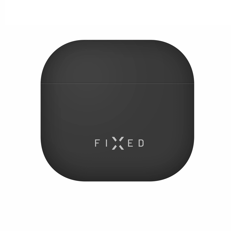 FIXED Silky Silikonofdral för Apple AirPods 4/4 ANC Svart - 8017749