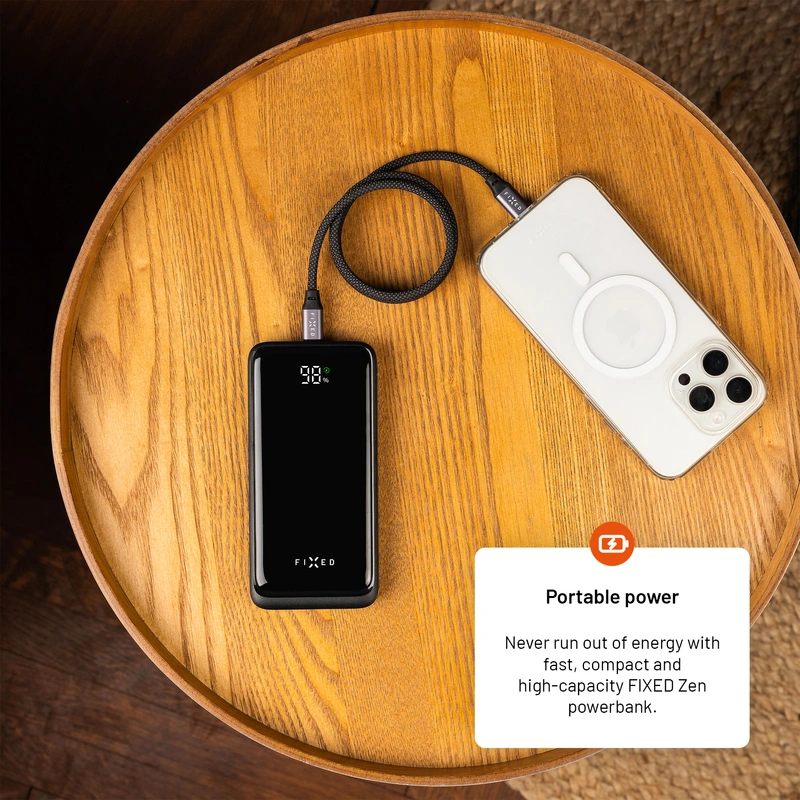 FIXED Zen2 20 USB-C PD 20W Power Bank 20.000 mAh Svart - 8017797