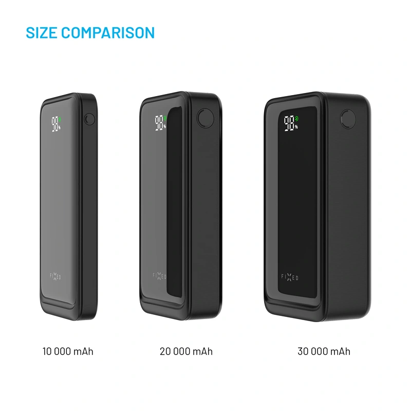 FIXED Zen2 30 USB-C PD 20W Power Bank 30.000 mAh Svart - 8017798