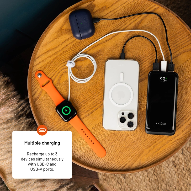 FIXED Zen2 30 USB-C PD 20W Power Bank 30.000 mAh Svart - 8017798