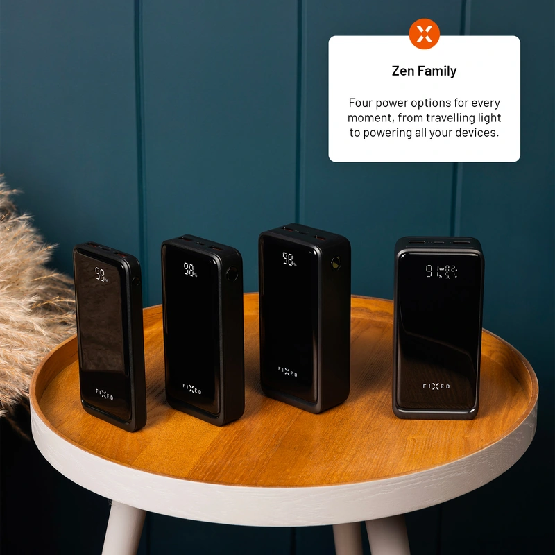 FIXED Zen2 30 Plus USB-C 65W Power Bank 30.000 mAh Svart - 8017799