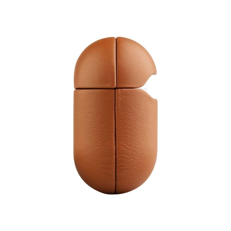 FIXED Äkta läderfodral för Airpods 4/4 ANC Brun - 8017976