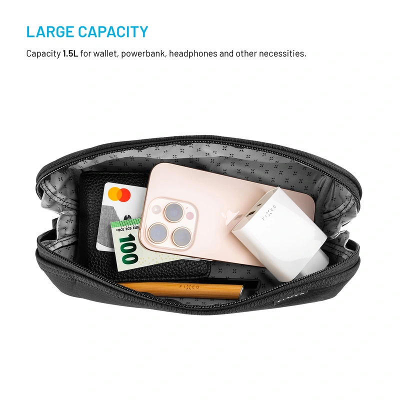 FIXED Camino Pack för mobiler och tillbehör Svart - 8018002