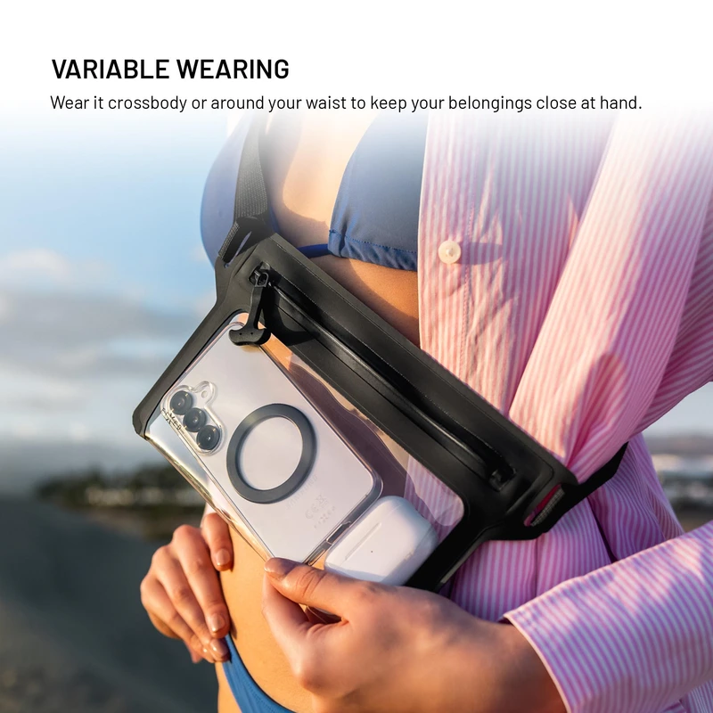 FIXED DRY BELT Vattentät midjeväska för smartphones Svart - 8018137