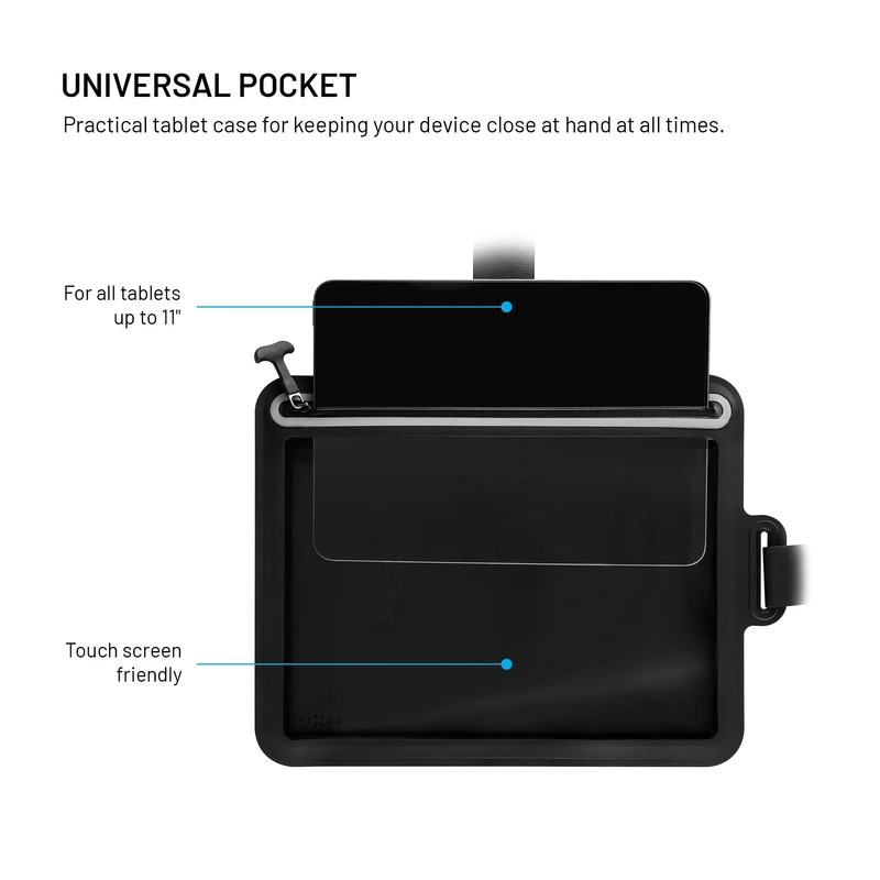 FIXED DRY TAB Vattentät Tablet torrfodral Svart - 8018141