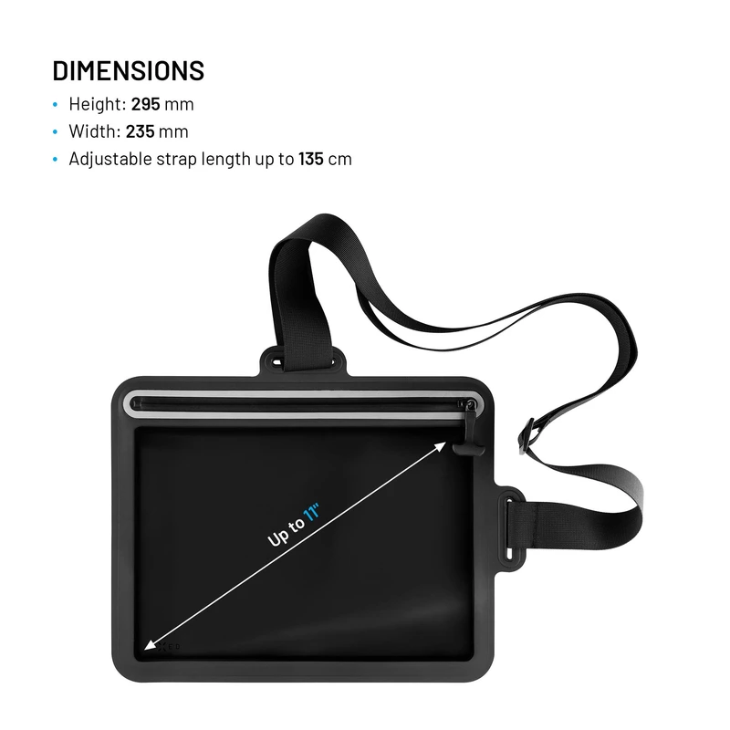 FIXED DRY TAB Vattentät Tablet torrfodral Svart - 8018141