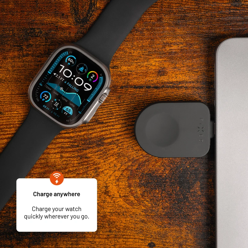 FIXED Trådlös USB-C laddare för Apple Watch Svart - 8018214