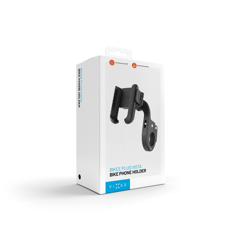 FIXED Bikee Plus Vista Cykel Telefonfäste med Smart Lock Svart - 8018226