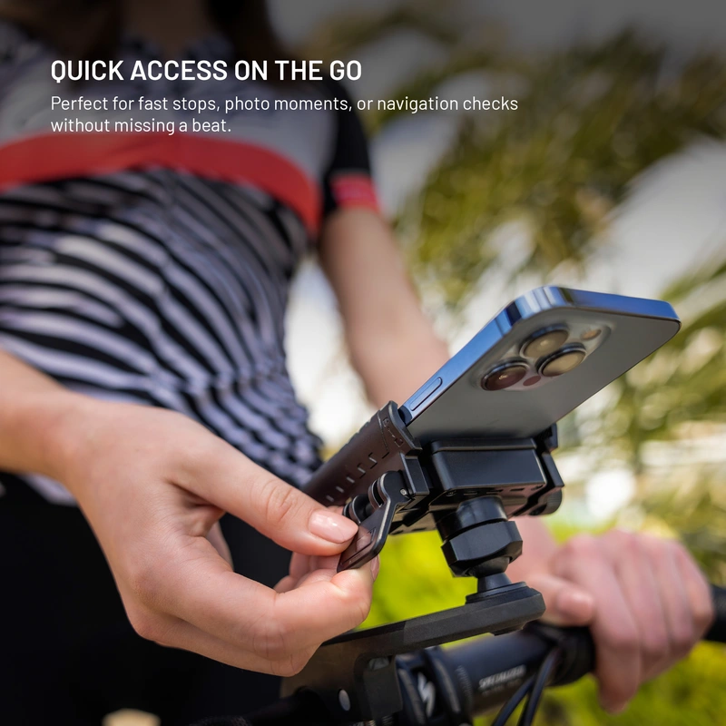 FIXED Bikee Plus Vista Cykel Telefonfäste med Smart Lock Svart - 8018226